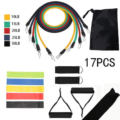 FitPro Elite - Complete Kit of 17 Resistance Bands