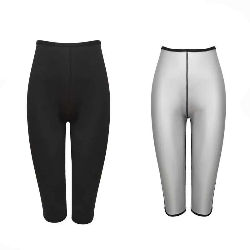 Women's Silver Ion Coating Thermo Pants: Slimming Sauna Suits