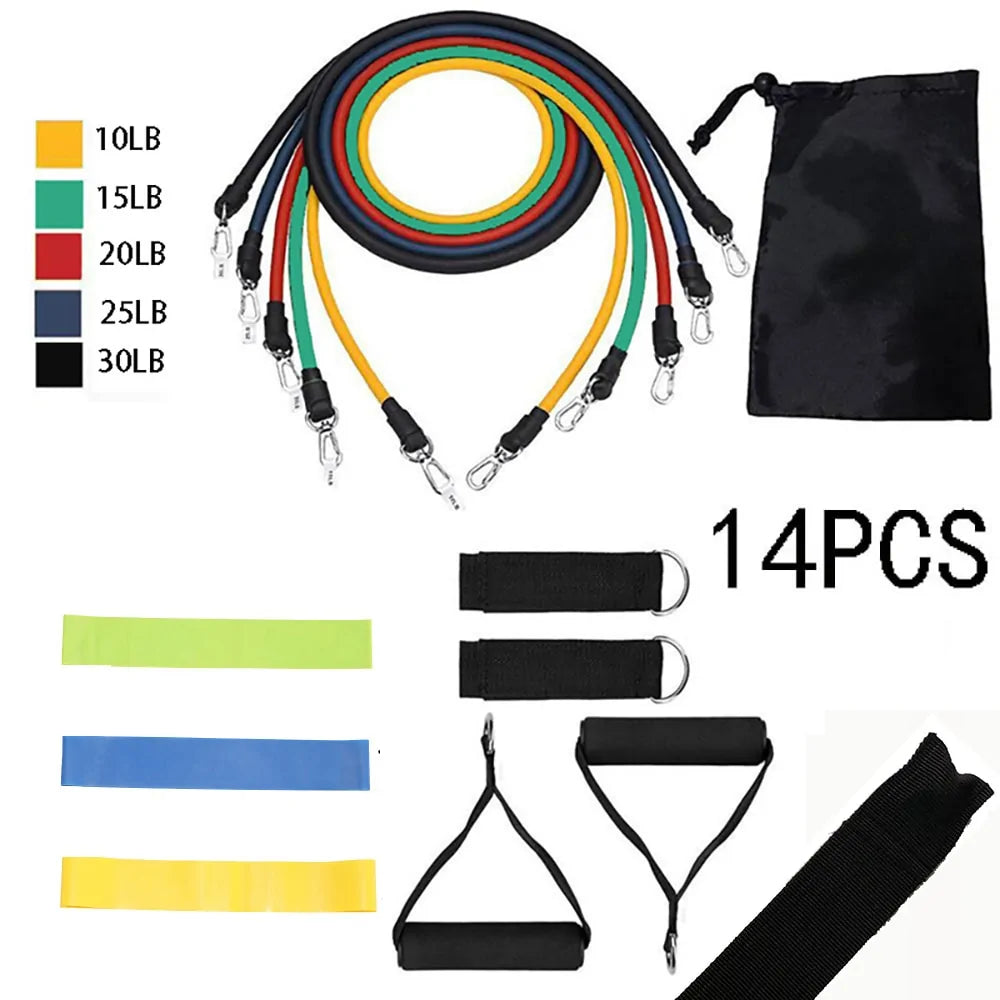 FitPro Elite - Complete Kit of 17 Resistance Bands