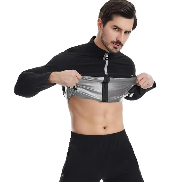 Men's Exercise Waist Corset Shapewear Sauna Suit